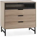 Kommode, Honigeiche, Holzwerkstoff, Rechteckig, 80x77x40 cm, Wohnzimmer, Kommoden & Sideboards, Kommoden