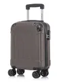 YONSLY Hartschalen-Trolley Hartschalen-Koffer Trolley 360° Rollen, robuster Reisekoffer, 4 Rollen, mit Zahlenschloss, für Business und Urlaub 46/55/66/76 cm