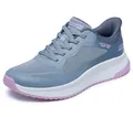 Skechers Damen Bobs Squad 4 Staple Look Slip-InTurnschuhe, Gray-Multi Mesh, 40 EU