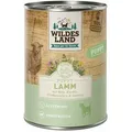 6x400 g Wildes Land Classic Puppy Nassfutter für Hunde - Lamm mit Reis