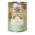 Wildes Land Classic Puppy Nassfutter 6x400 g | für Hunde | Lamm mit Reis