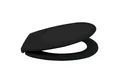 spirella WC-Sitz NEELA, Premium Toilettendeckel aus leichtem Duroplast Kunststoff, hohe Stabilität, langlebig, bruchsicher, Soft Close Absenkautomatik, oval, neue Trendfarben in angesagter matt Optik, schwarz