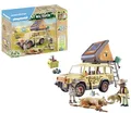 PLAYMOBIL Wiltopia 71293 Mit dem Geländewagen bei den Löwen, abenteuerliche Tierverarztung in der Savanne, Lernspielzeug aus nachhaltigem Material, Spielzeug für Kinder ab 4 Jahren