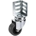DÖRNER+HELMER Lenkrolle, Gummi, schwarz