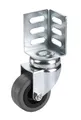Lenkrolle mit Winkelblech 50 x 22 mm, Tragkr. 40 kg  Lenkrolle
