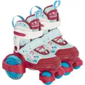 Rollschuh My First Quad LED Gr. 26-29, Rollschuhe rot/hellblau, mit LED-Beleuchtung