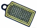 Bunzlauer Keramik rechteckiges Schneidebrett mit Griff 28,5 x 14,3 cm, Dekor DU1