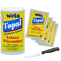 WELA Topsi 200g + 4x 100g Nachfüllbeutel mit jodiertem Speisesalz