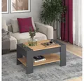 Vicco Couchtisch August, Goldkraft Eiche/Anthrazit, 99.6 x 58.8 cm mit Schublade (1-St)