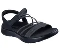 Skechers Damen Go Walk Flex Sandal Emma, Black, 38 EU