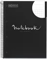 MIQUELRIUS Collegeblock 'Notebook EMOTIONS', DIN A4, schwarz
