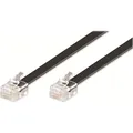 Goobay Modularanschlusskabel, Schwarz, 10 m (50323)