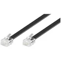 Goobay Telefon (analog) Kabel [1x RJ12-Stecker - 1x RJ12-Stecker] 10.00 m Sch...