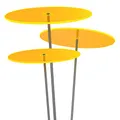 Cazador-del-sol ® - das Original | Medio - tres | 3 Stück | Sonnenfänger-Scheiben gelb | Durchmesser 15 cm | Höhe 120 cm