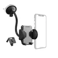 Hama Universal 2in1 Auto Handyhalterung Set Saugnapf Scheibe Lüftungsgitter 360