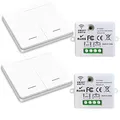 DieseRC Funk-Lichtschalter, Funk-Sender-Sicherheitsschalter und Empfänger-Controller 10A, einfache Installation für Lampen bis 1500W