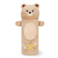 LEGAMI - Super weiches Federmäppchen, Teddy Bear-Motiv, weiches Federmäppchen, Karton mit Malvorlage inklusive, 100% Polyester, Super Soft Pencil Case.