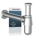Flaschensiphon, Waschbecken Küche, wasseranschluss, Siphons
