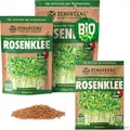 ZenGreens® - Bio Rosenklee Sprossen Samen - Wähle zwischen 10g, 200g und 500g - Rosenklee Bio Saatgut - Keimrate von über 95% - Rosenklee Sprossensamen zum Keimsprossen ziehen - Microgreens