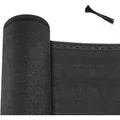 WOLTU Zaunblende 280 g/m² HDPE mit Kabelbinder Anthrazit 1x10 m