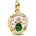 Pandora Bead Pandora Medaillon Skarabäus Käfer 763413C01 goldfarben