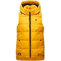 MARIKOO Damen Steppweste Bodywarmer mit Kapuze Zarinaa