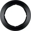 Berker MAN0100517 Rahmen 1-fach für Zentralstück Ø 58 mm, Serie, Serie 1930, schwarz matt