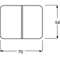 Busch-Jaeger Abdeckung Serientaster Platin 2CKA001751A1682 1St.
