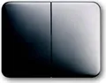 Busch-Jaeger Wippe Unterputz 1785-20 | Serienschalter Abdeckung | Metall Aluminium matt | IP20 | platin