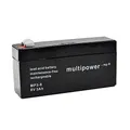 Multipower MP3-8 AGM 8 V 3,0Ah 4,8 mm Faston Bleiakku Wartungsfrei - 1 Stück