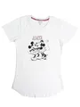 Disney Minnie Mouse T-Shirt für Damen Happy Moments Oberteil Frauen Shirt Top Weiß (DE/NL/SE/PL, Alphanumerisch, M, Regular, Regular, Weiß)