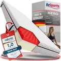 Hero Matratze 180x200 cm, Note 1,0, 7-Zonen Kaltschaum H3/H4, punktelastisch & atmungsaktiv, wendbar, Bezug waschbar,  Standard 100 - Weiß