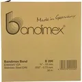 "Stahlband 1/2\" V2A-Edelstahl, Rolle a 30m Bandimex"
