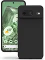 Handyhülle für Google Pixel 8, Silikon, Kameraschutz, Kratzfest, Schwarz