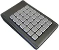Active Key AK-S100-UW-B/35 - Mini - Kabelgebunden - USB - Schwarz - Silber
