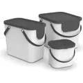Rotho Mülltonne Albula 40L weiss (40 l) (1034401023)