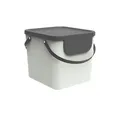 Rotho Müllsystem  Albula , weiß , Kunststoff , Maße (cm): B: 39,8 H: 35,8 T: 33.9