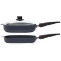 WOLL® Diamond Lite Pfannen-Set Grill- & Viereckpfanne 28x28cm