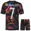 Portugal Fußball Trikot Set - Gaming - Kinder und Erwachsene - Jungen - Sportsachen - Geschenk - Sport t Shirt - Sportbekleidung - Größe 164