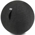 Vluv Stov Stoff Sitzball Durchmesser 60-65 cm Dunkelgrau Büroball Gymnastikball