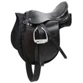 Kerbl Reitsattel Leder Schwarz 32197