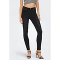 ONLY Skinny-fit-Jeans ONLWAUW MID SK BJ1097 schwarz S (36)
