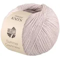 LANA GROSSA Summer Cashmere| Feines Kettengarn aus Baumwolle und Kaschmir | Handstrickgarn aus 90% Baumwolle & 10% Cashmere | 5g Wolle zum Stricken & Häkeln | 210m Garn FB 9