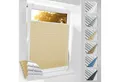LuxusKollektion Plissee Plissee Verdunkelung Klemmfix ohne Bohren B75 x H110 cm Hellbeige