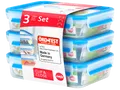 EMSA CLIP&CLOSE 3er Set ÖKOTest Frischhaltedose Vorratsdose Vorratsgefäß 1,2L