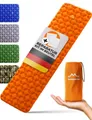 Alpenwert Isomatte Outdoor Camping Schlafmatte Aufblasbar Sleeping Pad, (Set), Kleines Packmaß, Ultra Leicht, GRATIS Reparatur Kit