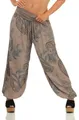 malito more than fashion Haremshose malito Damen Aladinhose mit Print, Haremshose zum Tanzen, Pumphose Pluderhose mit All-Over-Print