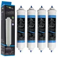 FilterLogic FFL-191X | 4x externer Wasserfilter kompatibel mit Samsung, LG Kühlschränken, ersetzen DA29-10105J, HAFEX/EXP, HAFEX, 5231JA2010B, FSS-002, ADQ73693903, ADQ736939 Filterpatronen Filter