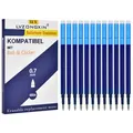 12 x Radierbare Ersatzminen 0,7mm, Kompatibel mit FRIXION & & Eberhard Faber ...