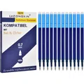 12 x Radierbare Ersatzminen 0,7mm, Kompatibel mit FRIXION & & Eberhard Faber ...